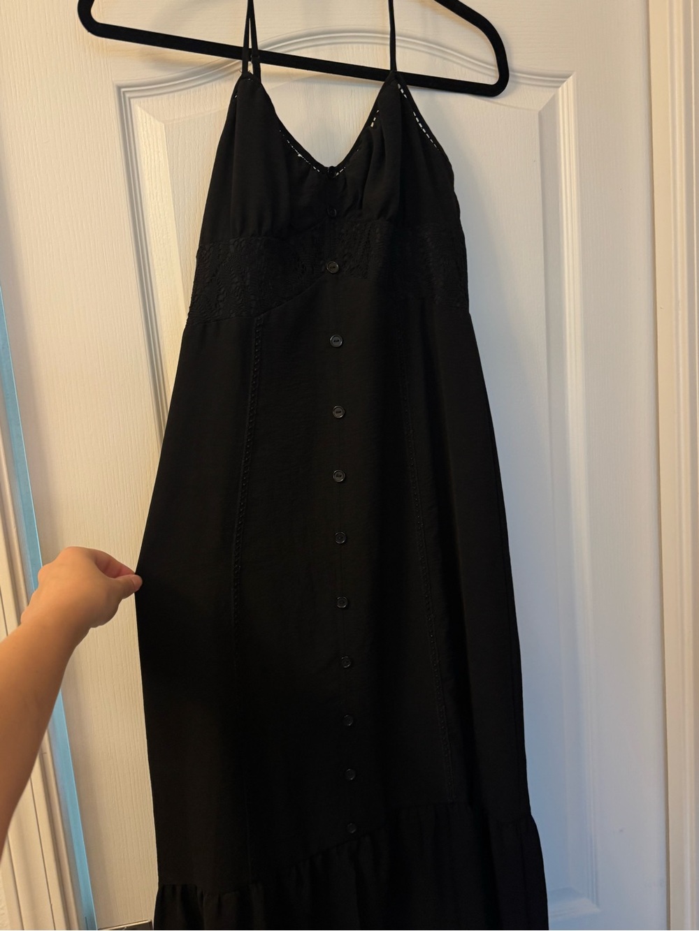 Kohls SO black maxi dress